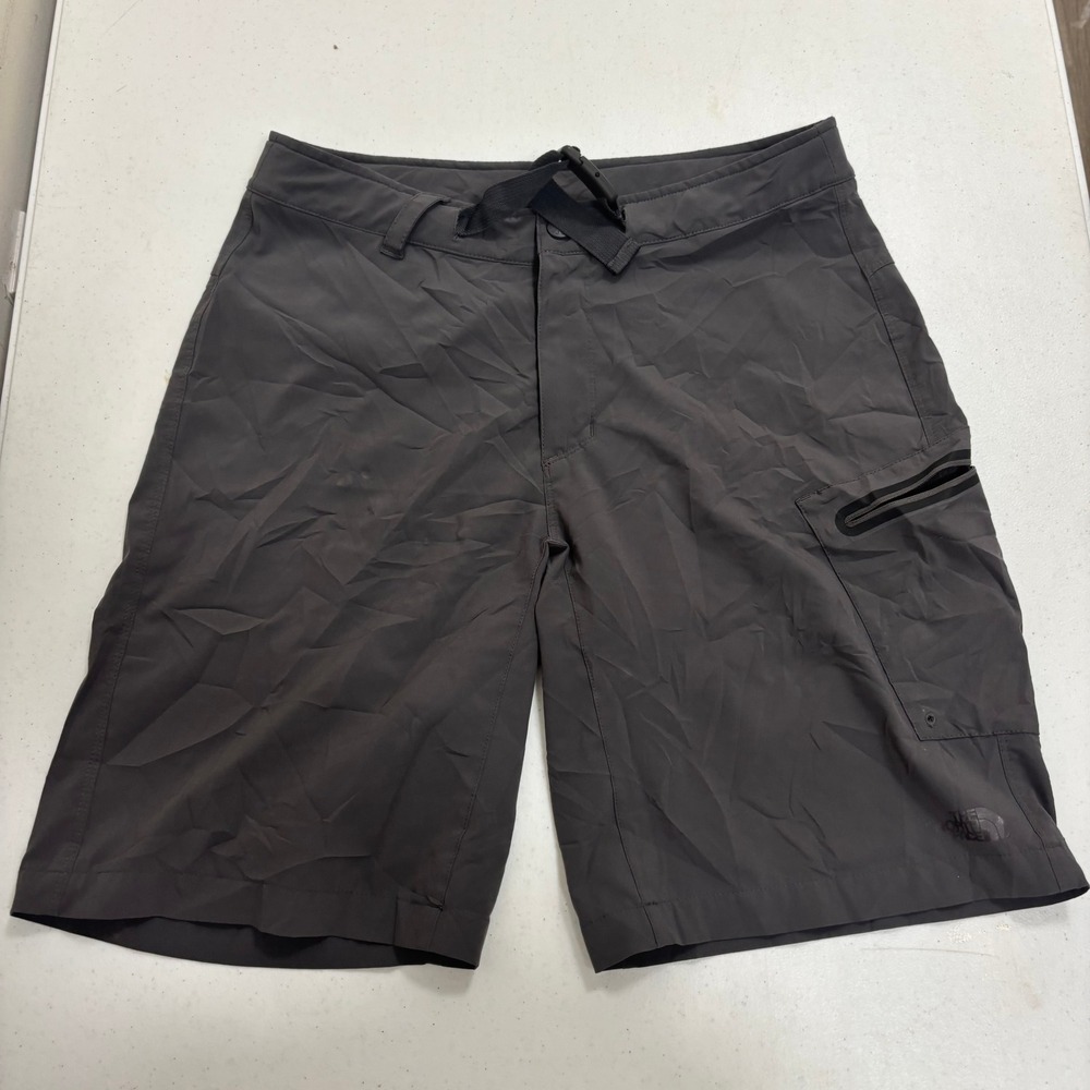 The North Face Mens Class V Belted Cargo Shorts Grey Size 32 NF0A55V8